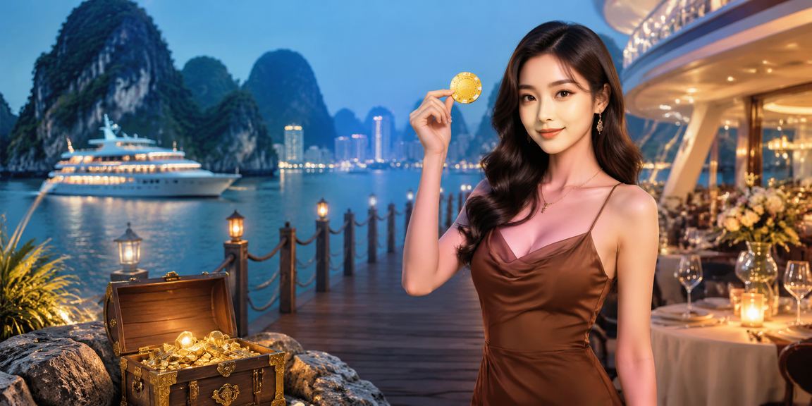 Người dùng nạp tiền và nhận thưởng pr2 bên vịnh Hạ Long với cà phê Việt