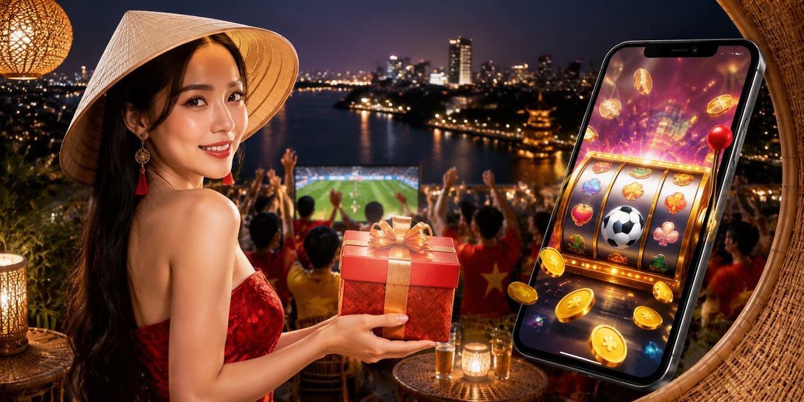 Người chơi slots pr2 tại Hà Nội với nón lá truyền thống