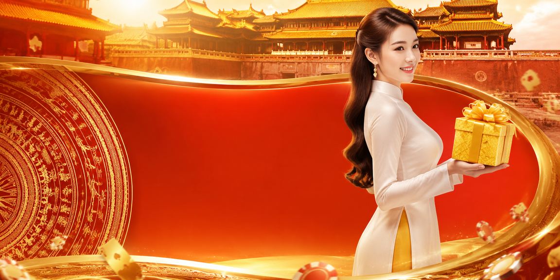 Người chơi bài truyền thống Huế trong trang phục áo dài tham gia game bài trực tuyến