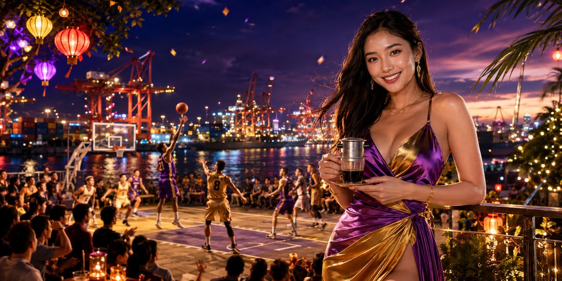 Người dùng Sài Gòn theo dõi kèo bóng rổ và esports bên ly cà phê Việt Nam